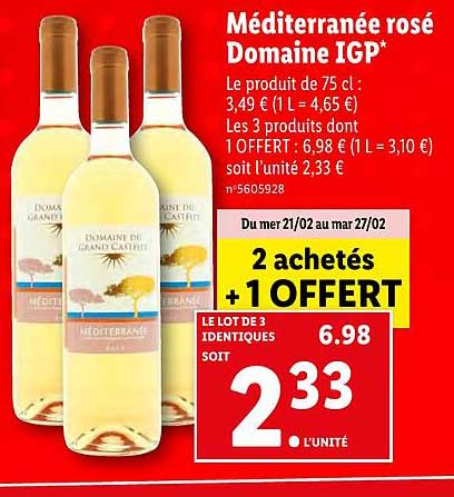 Méditerranée Rosé Domaine Igp