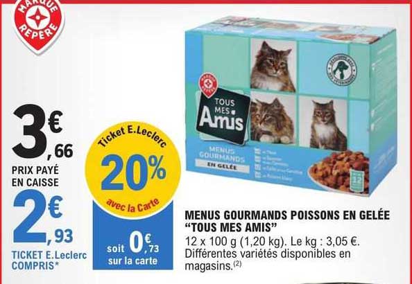 menus gourmands poissons en gelée "tous mes amis"