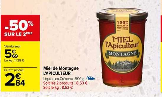 miel de montange l'apiculteur