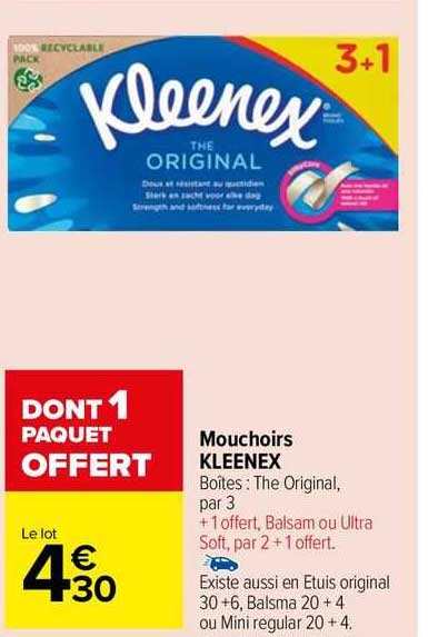 Mouchoirs Kleenex