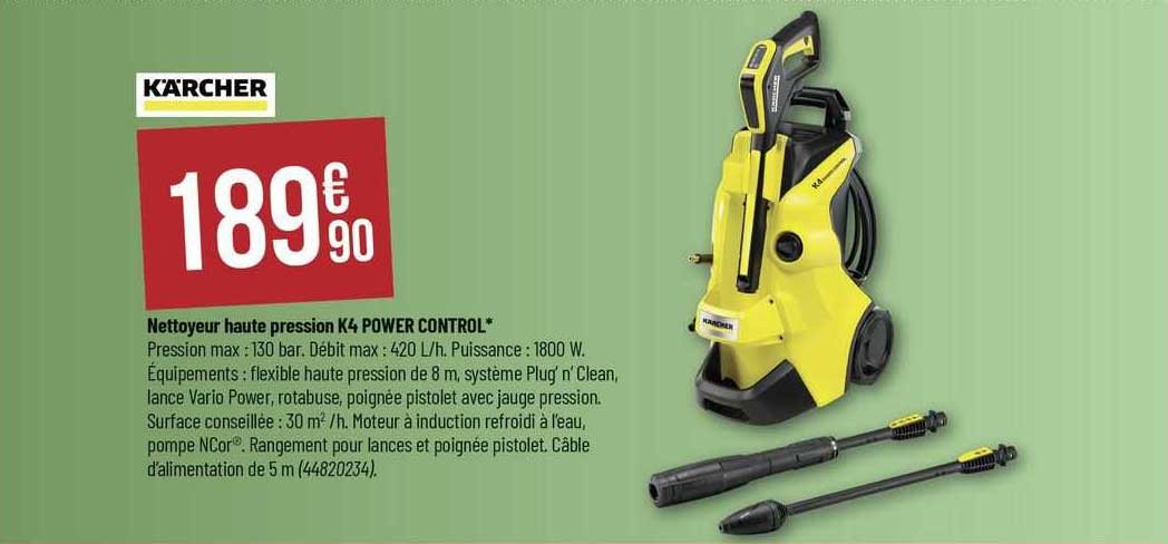 nettoyeur haute pression k4 power control kärcher