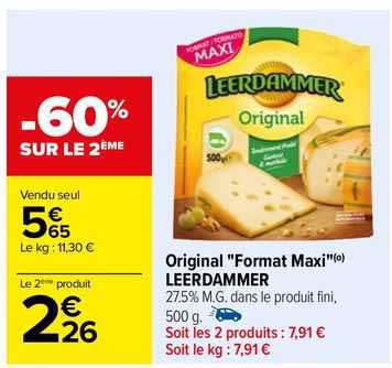 original format maxi leerdammer