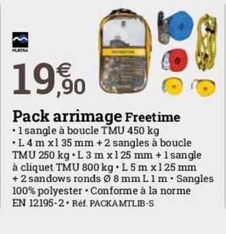 pack arrimage freetime