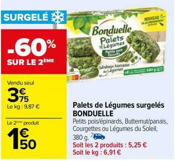 Palets De Légumes Surgelés Bonduelle