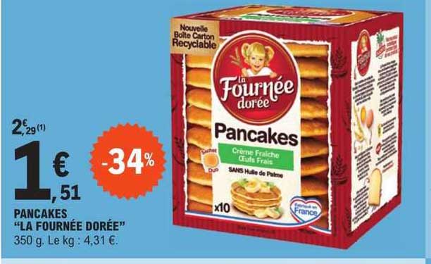pancakes "la fournée dorée"