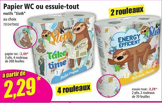 papier wc ou essuie-tout