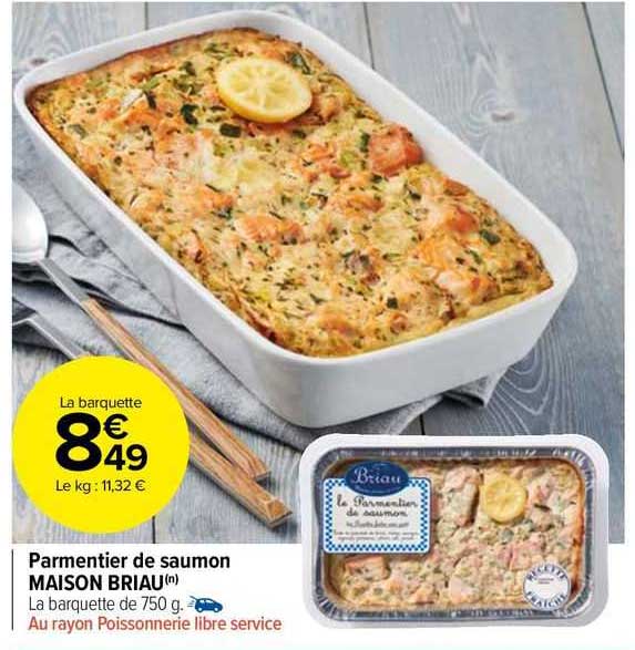 Parmentier De Saumon Maison Briau