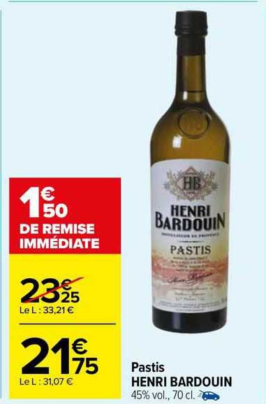 Pastis Henri Bardouin