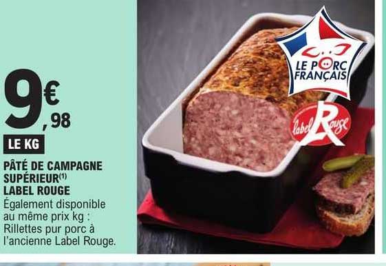 Pâté De Campagne Supérieur Label Rouge