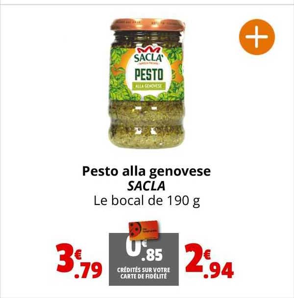 pesto alla genovese sacla