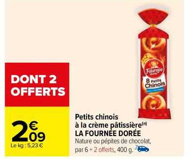 petits chinois à la crème pâtissière la fournée dorée