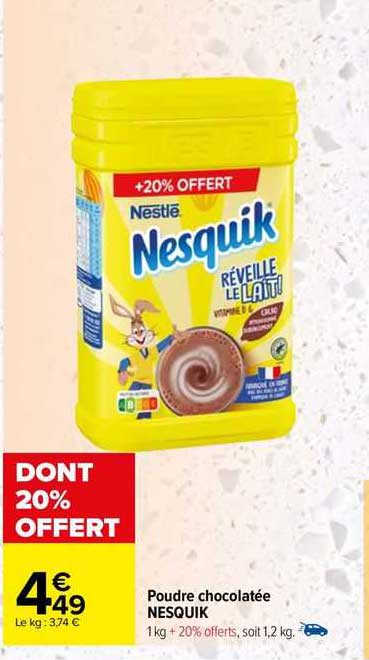 Poudre Chocolatée Nesquik