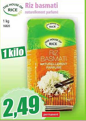 riz basmati naturellement parfumé the house of rice