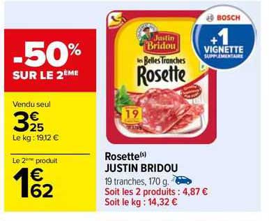 rosette justin bridou