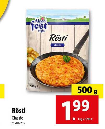 rösti alpen fest