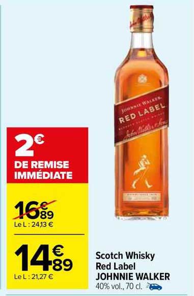 scotch whisky red label johnnie walker