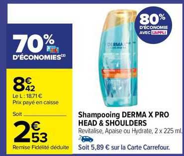 shampooing derma x pro head & shoulders