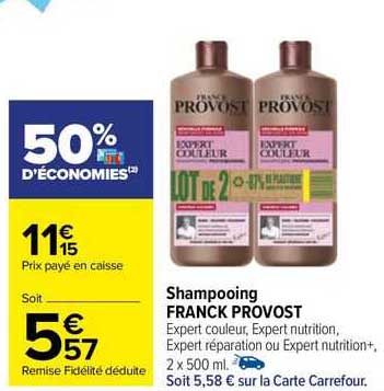 shampooing franck provost