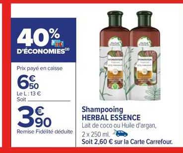 shampooing herbal essence
