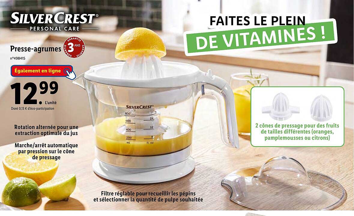 silvercrest presse-agrumes