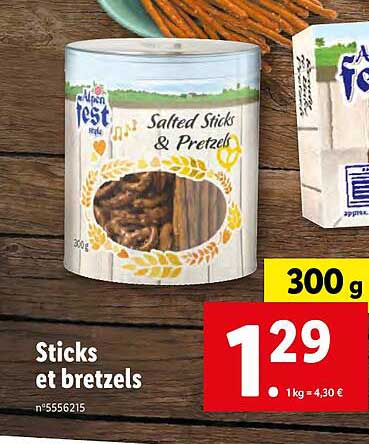 sticks et bretzels alpen fest