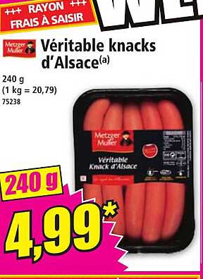véritable knacks d'alsace metzger muller