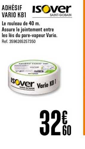 adhésif vario kb1 isover saint gobain