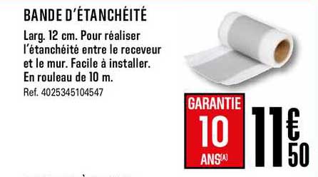 bande d'étanchéité