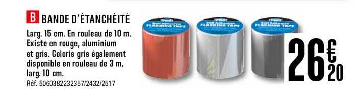 bande d'étanchéité