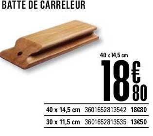 batte de carreleur