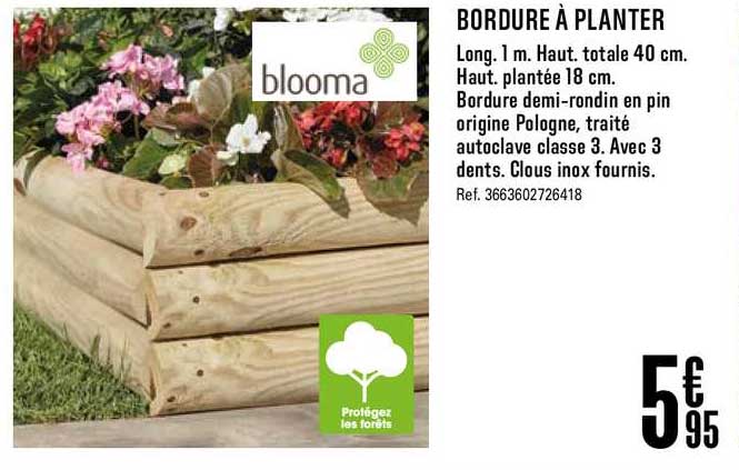 Bordure à Planter Blooma