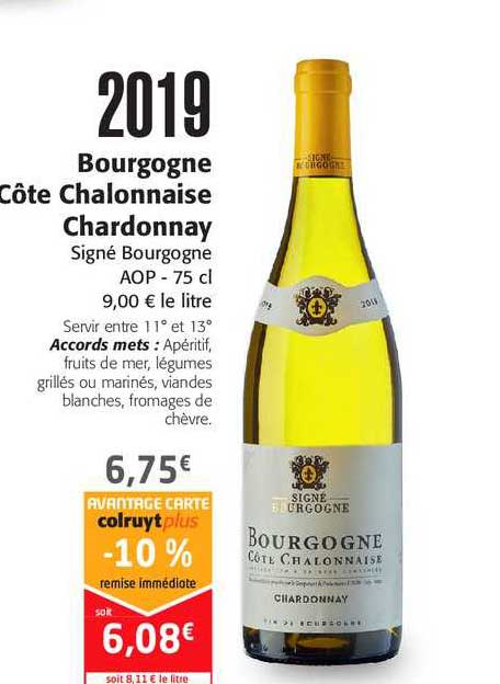 bourgogne côte chalonnaise chardonnay