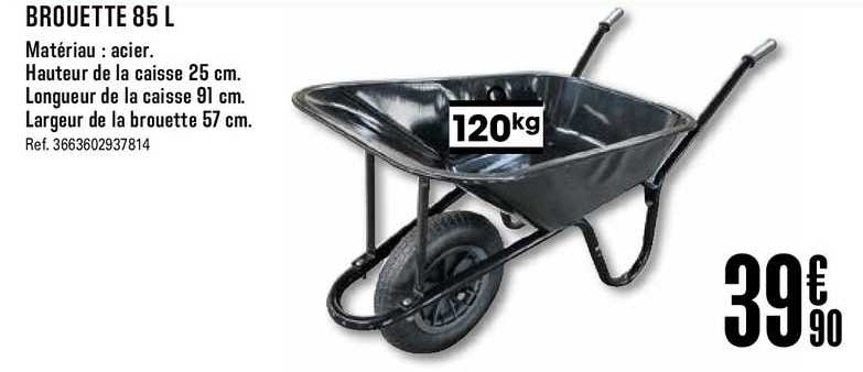 Brouette 85l