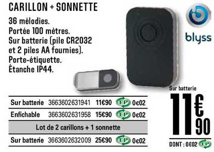 carillon + sonnette blyss