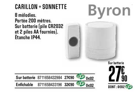 carillon + sonnette byron