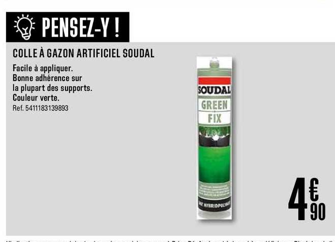 colle à gazon artificiel soudal