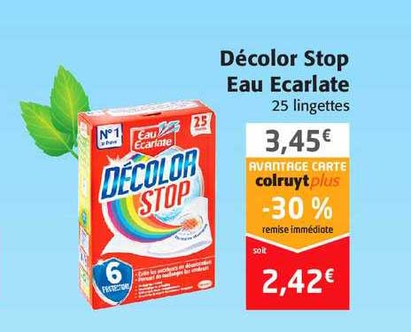 Décolor Stop Eau écarlate