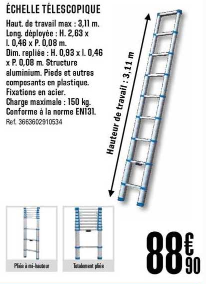 échelle Télescopique