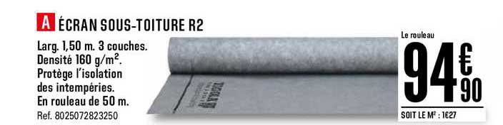 écran Sous Toiture R2