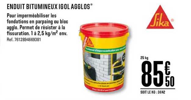 enduit bitumineux igol agglos