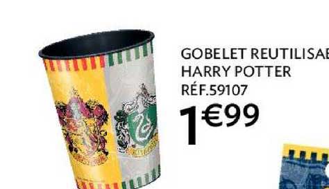 gobelet reutilisable harry potter