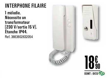 interphone filaire