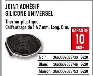 Joint Adhésif Silicone Universel
