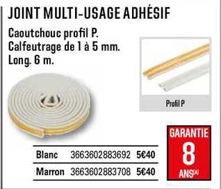 joint multi usage adhésif