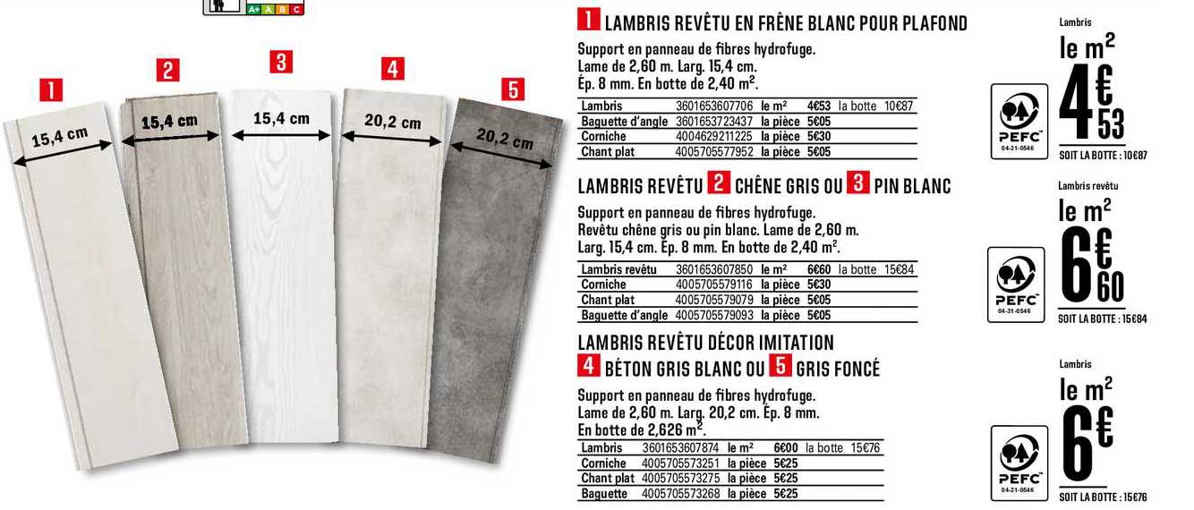 lambris revêtu en frêne blanc pour plafond lambris revêtu chêne gris ou pin blanc lambris revêtu décor imitation béton gris blanc ou gris foncé