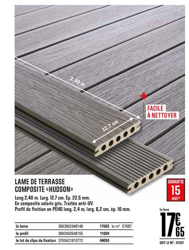 Lame De Terrasse Composite Hudson