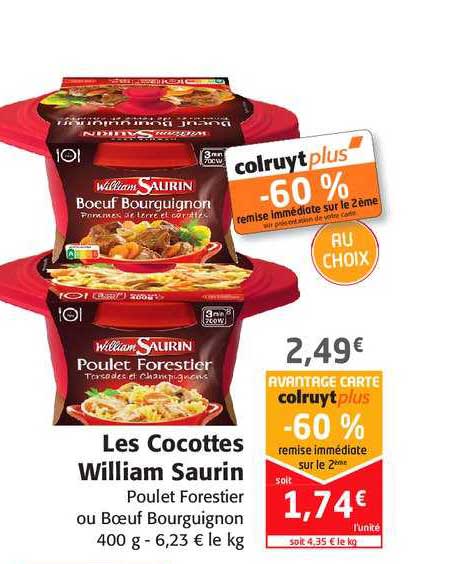 les cocottes william saurin