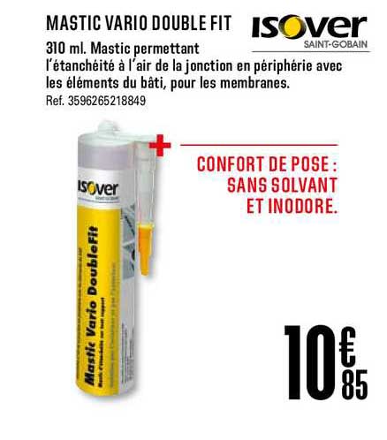 mastic vario double fit isover saint gobain