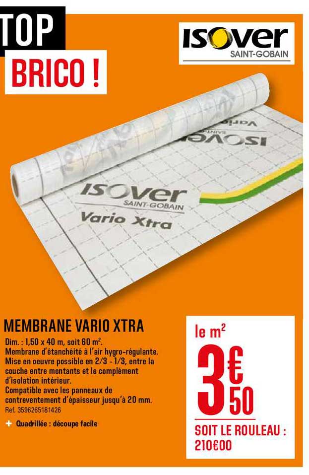 membrane vario xtra isover saint gobain