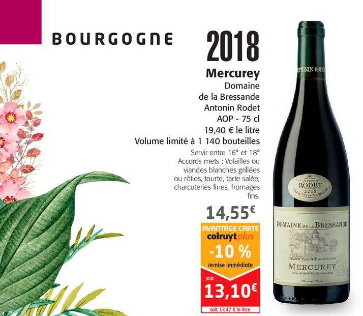 mercurey domaine de la breassande antonin rodet